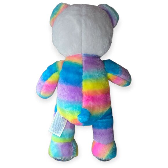 Build A Bear Rainbow Friends PANDA 16" - 2020 Plush Stuffed Animal Tie Dye - Picture 3 of 7